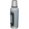 imageStanley Classic Legendary Vacuum Bottle 20 oz  Wide Mouth with Leakproof Cup Lid  Keep Drinks Hot or Cold  Packable for Travel  Insulated Stainless Steel Thermal Bottle  BPAFree  Matte BlackHammertone Silver