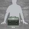 imageStanley Classic Lunch Box 10 qt  Vintage Metal Lunchbox  Durable Meal Container with Handle and Latch  Stores Food Drinks Thermos Water BottleHammertone Green