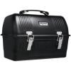 imageStanley Classic Lunch Box 10 qt  Vintage Metal Lunchbox  Durable Meal Container with Handle and Latch  Stores Food Drinks Thermos Water BottleMatte Black