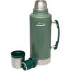 imageStanley Heritage Classic Vacuum Bottle with Handle 11 qt  Wide Mouth with Leakproof Cup Lid  Keep Drinks Hot or Cold for Travel  Insulated Stainless Steel Thermos  BPAFree  Hammertone GreenHammertone Green