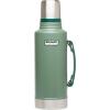 imageStanley Heritage Classic Vacuum Bottle with Handle 11 qt  Wide Mouth with Leakproof Cup Lid  Keep Drinks Hot or Cold for Travel  Insulated Stainless Steel Thermos  BPAFree  Hammertone GreenHammertone Green