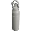 imageStanley IceFlow Fast Flow Water Bottle  Angled Spout Lid  Lightweight ampamp Leakproof for Travel ampamp Sports  Insulated Stainless Steel  BPAFreeAsh