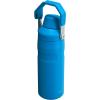 imageStanley IceFlow Fast Flow Water Bottle  Angled Spout Lid  Lightweight ampamp Leakproof for Travel ampamp Sports  Insulated Stainless Steel  BPAFreeAzure