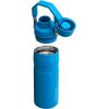 imageStanley IceFlow Fast Flow Water Bottle  Angled Spout Lid  Lightweight ampamp Leakproof for Travel ampamp Sports  Insulated Stainless Steel  BPAFreeAzure