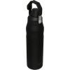 imageStanley IceFlow Fast Flow Water Bottle  Angled Spout Lid  Lightweight ampamp Leakproof for Travel ampamp Sports  Insulated Stainless Steel  BPAFreeBlack