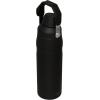 imageStanley IceFlow Fast Flow Water Bottle  Angled Spout Lid  Lightweight ampamp Leakproof for Travel ampamp Sports  Insulated Stainless Steel  BPAFreeBlack