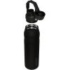 imageStanley IceFlow Fast Flow Water Bottle  Angled Spout Lid  Lightweight ampamp Leakproof for Travel ampamp Sports  Insulated Stainless Steel  BPAFreeBlack