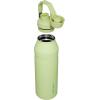imageStanley IceFlow Fast Flow Water Bottle  Angled Spout Lid  Lightweight ampamp Leakproof for Travel ampamp Sports  Insulated Stainless Steel  BPAFreeCitron