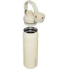 imageStanley IceFlow Fast Flow Water Bottle  Angled Spout Lid  Lightweight ampamp Leakproof for Travel ampamp Sports  Insulated Stainless Steel  BPAFreeCream Glimmer