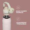 imageStanley IceFlow Fast Flow Water Bottle  Angled Spout Lid  Lightweight ampamp Leakproof for Travel ampamp Sports  Insulated Stainless Steel  BPAFreeCream Glimmer