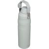imageStanley IceFlow Fast Flow Water Bottle  Angled Spout Lid  Lightweight ampamp Leakproof for Travel ampamp Sports  Insulated Stainless Steel  BPAFreeFog Glimmer