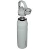 imageStanley IceFlow Fast Flow Water Bottle  Angled Spout Lid  Lightweight ampamp Leakproof for Travel ampamp Sports  Insulated Stainless Steel  BPAFreeFog Glimmer