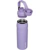 imageStanley IceFlow Fast Flow Water Bottle  Angled Spout Lid  Lightweight ampamp Leakproof for Travel ampamp Sports  Insulated Stainless Steel  BPAFreeLavender