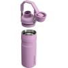 imageStanley IceFlow Fast Flow Water Bottle  Angled Spout Lid  Lightweight ampamp Leakproof for Travel ampamp Sports  Insulated Stainless Steel  BPAFreeLilac