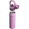 imageStanley IceFlow Fast Flow Water Bottle  Angled Spout Lid  Lightweight ampamp Leakproof for Travel ampamp Sports  Insulated Stainless Steel  BPAFreeLilac