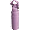 imageStanley IceFlow Fast Flow Water Bottle  Angled Spout Lid  Lightweight ampamp Leakproof for Travel ampamp Sports  Insulated Stainless Steel  BPAFreeLilac