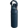 imageStanley IceFlow Fast Flow Water Bottle  Angled Spout Lid  Lightweight ampamp Leakproof for Travel ampamp Sports  Insulated Stainless Steel  BPAFreeNavy