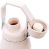 imageStanley IceFlow Fast Flow Water Bottle  Angled Spout Lid  Lightweight ampamp Leakproof for Travel ampamp Sports  Insulated Stainless Steel  BPAFreeRose Quartz