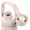 imageStanley IceFlow Fast Flow Water Bottle  Angled Spout Lid  Lightweight ampamp Leakproof for Travel ampamp Sports  Insulated Stainless Steel  BPAFreeRose Quartz