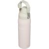 imageStanley IceFlow Fast Flow Water Bottle  Angled Spout Lid  Lightweight ampamp Leakproof for Travel ampamp Sports  Insulated Stainless Steel  BPAFreeRose Quartz Glimmer