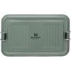 imageSTANLEY Classic Legendary Useful Box 125 qt  Metal Snack and Lunch Box  Durable Stainless Steel Travel Food Storage Container  Hiking Camping School or Work  BPAFree  Hammertone GreenHammertone Green