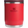 imageStanley Adventure ToGo Food Jar 18 oz  Vacuum Insulated Thermos Food Container  Wide Mouth Screw On Lid  Packable for Travel  Stainless Steel with Leakproof Lid  BPAFree  Black GlowChili Red