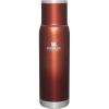 imageStanley AdventureToGo Vacuum Bottle 14 qt  Wide Mouth with Leakproof Cup Lid  Keep Drinks Hot or Cold  Packable for Travel  Insulated Stainless Steel Thermal Bottle  BPAFree  ToastClay Glow