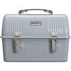 imageStanley Classic Lunch Box 10 qt  Vintage Metal Lunchbox  Durable Meal Container with Handle and Latch  Stores Food Drinks Thermos Water BottleHammertone Silver