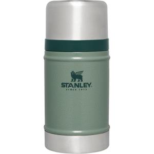 imageSTANLEY Vacuum Insulated Large Food Jar 188 Stainless Steel Food Jar for Cold and Hot Food Soup Thermos with Leak Proof Lid Doubles as Cup Wide Mouth Food ThermosHammertone Green