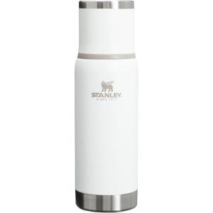 imageStanley AdventureToGo Vacuum Bottle 14 qt  Wide Mouth with Leakproof Cup Lid  Keep Drinks Hot or Cold  Packable for Travel  Insulated Stainless Steel Thermal Bottle  BPAFree  ToastFrost