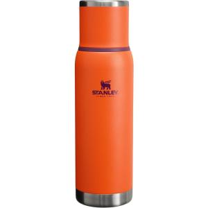 imageStanley AdventureToGo Vacuum Bottle 14 qt  Wide Mouth with Leakproof Cup Lid  Keep Drinks Hot or Cold  Packable for Travel  Insulated Stainless Steel Thermal Bottle  BPAFree  ToastTigerlily plum