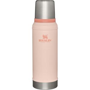 imageStanley Classic Legendary Vacuum Bottle 20 oz  Wide Mouth with Leakproof Cup Lid  Keep Drinks Hot or Cold  Packable for Travel  Insulated Stainless Steel Thermal Bottle  BPAFree  Matte BlackLimestone