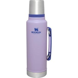 imageStanley Classic Legendary Vacuum Bottle 20 oz  Wide Mouth with Leakproof Cup Lid  Keep Drinks Hot or Cold  Packable for Travel  Insulated Stainless Steel Thermal Bottle  BPAFree  Matte BlackLavender