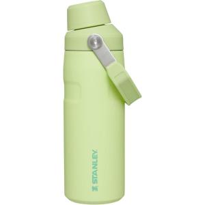 imageStanley IceFlow Fast Flow Water Bottle  Angled Spout Lid  Lightweight ampamp Leakproof for Travel ampamp Sports  Insulated Stainless Steel  BPAFreeCitron