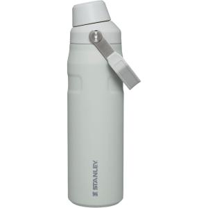 imageStanley IceFlow Fast Flow Water Bottle  Angled Spout Lid  Lightweight ampamp Leakproof for Travel ampamp Sports  Insulated Stainless Steel  BPAFreeFog Glimmer