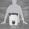 imageSTANLEY Adventure 2 Gallon Fast Flow Water Jug Ice Water Dispenser Insulated Beverage Cooler with Easy Pour Spigot and Latched Foam LidPolar