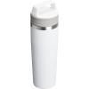 imageSTANLEY Cafe To Go Travel Mug 20 oz  Leakproof TwoPart Drink Through Lid  Tumbler Cup for Coffee Tea and Drinks  Insulated Stainless Steel Coffee Mug  BPAFree  Black 20Frost