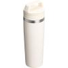 imageSTANLEY Cafe To Go Travel Mug 20 oz  Leakproof TwoPart Drink Through Lid  Tumbler Cup for Coffee Tea and Drinks  Insulated Stainless Steel Coffee Mug  BPAFree  Black 20Cream Gloss