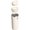 imageSTANLEY Cafe To Go Travel Mug 20 oz  Leakproof TwoPart Drink Through Lid  Tumbler Cup for Coffee Tea and Drinks  Insulated Stainless Steel Coffee Mug  BPAFree  Black 20Cream Gloss