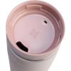 imageSTANLEY Cafe To Go Travel Mug 20 oz  Leakproof TwoPart Drink Through Lid  Tumbler Cup for Coffee Tea and Drinks  Insulated Stainless Steel Coffee Mug  BPAFree  Black 20Rose Quartz