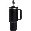 imageSTANLEY Quencher Boot and Straw Cover Cap  AntiSlip Silicone Protector for Tumbler with Handle  Accessory Set for Stainless Steel Drinking Cup  BPAFreeBlack