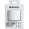 imageSTANLEY Quencher Boot and Straw Cover Cap  AntiSlip Silicone Protector for Tumbler with Handle  Accessory Set for Stainless Steel Drinking Cup  BPAFreePale Stone