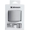 imageSTANLEY Quencher Boot and Straw Cover Cap  AntiSlip Silicone Protector for Tumbler with Handle  Accessory Set for Stainless Steel Drinking Cup  BPAFreeAsh