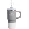 imageSTANLEY Quencher Boot and Straw Cover Cap  AntiSlip Silicone Protector for Tumbler with Handle  Accessory Set for Stainless Steel Drinking Cup  BPAFreePale Stone