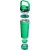 imageStanley Activate Shaker Bottle 20 oz  Leakproof Insulated Stainless Steel Shaker Cup  Base Storage and Twist On Fast Flow Lid  Protein Shakes and Pre Workout Powder  BPAFree  Chili RedMeadow