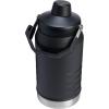 imageStanley IceFlow Fast Flow Jug with Handle 64 oz  Twist On Angled Spout Lid  Leakproof for Travel and Sports  Insulated Stainless Steel  BPAFree  Rose QuartzBlack