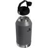 imageStanley IceFlow Fast Flow Jug with Handle 64 oz  Twist On Angled Spout Lid  Leakproof for Travel and Sports  Insulated Stainless Steel  BPAFree  Rose QuartzCharcoal