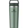 imageSTANLEY Cafe To Go Travel Mug 20 oz  Leakproof TwoPart Drink Through Lid  Tumbler Cup for Coffee Tea and Drinks  Insulated Stainless Steel Coffee Mug  BPAFree  Black 20Hammertone Green
