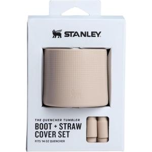 imageSTANLEY Quencher Boot and Straw Cover Cap  AntiSlip Silicone Protector for Tumbler with Handle  Accessory Set for Stainless Steel Drinking Cup  BPAFreeSand