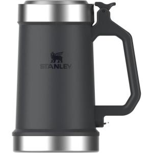 imageStanley Classic Bottle Opener Beer Stein 24 oz  Flip Up Lid and Heavy Duty Handle with Built In Bottle Opener  Insulated Stainless Steel Beer Mug  BPAFree  Frost Gloss